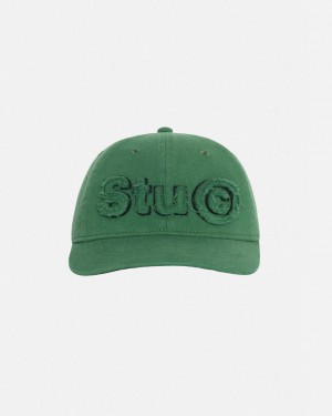 Stussy Low Pro Copyright Applique Strapback - Unisex Zielone | ZPLNQ71130