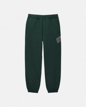 Stussy Stüssy Sportowe Sweatpant - Unisex Jeans Pants Jasny Zielone | MPLHR16303