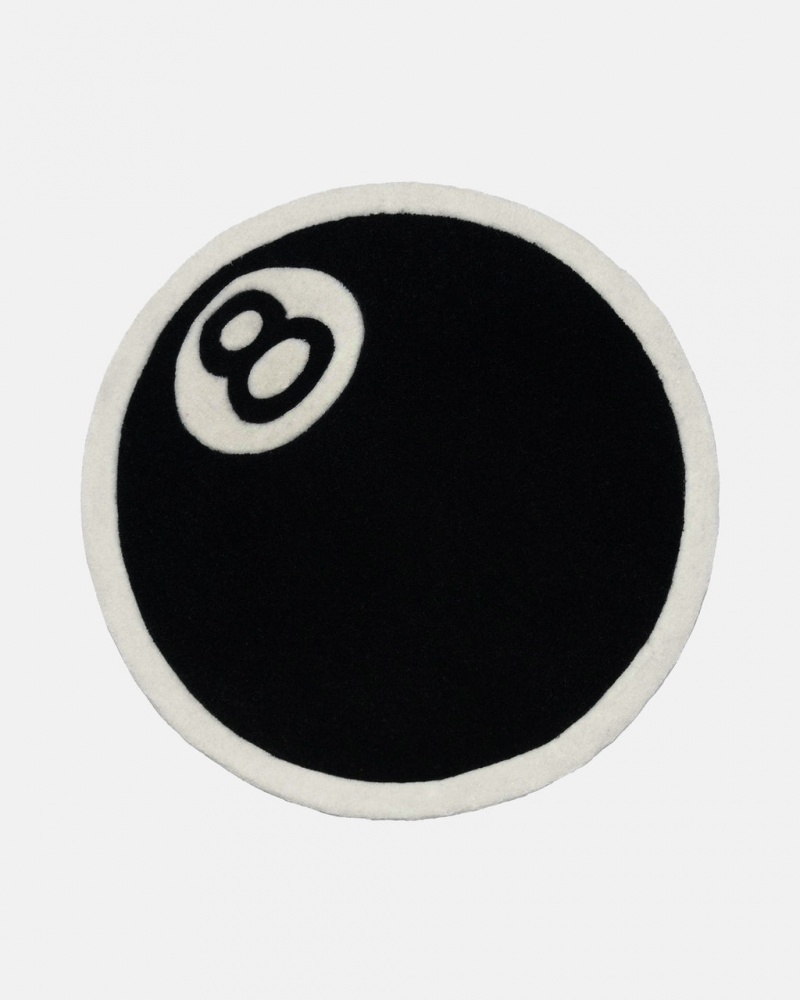 Stussy 8-Ball Rug - Home Goods Czarne | PLQCS72237