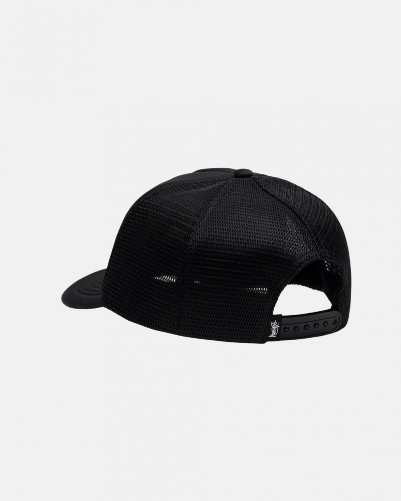 Stussy 8 Ball Trucker Cap - Unisex Czarne | PLXMI44182