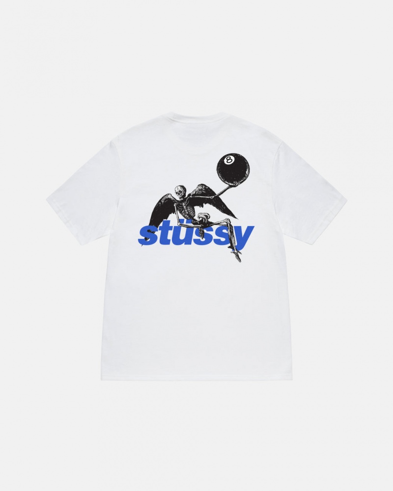 Stussy Apocalypse Tee - Unisex Shortsleeve Białe | PLIIZ63650