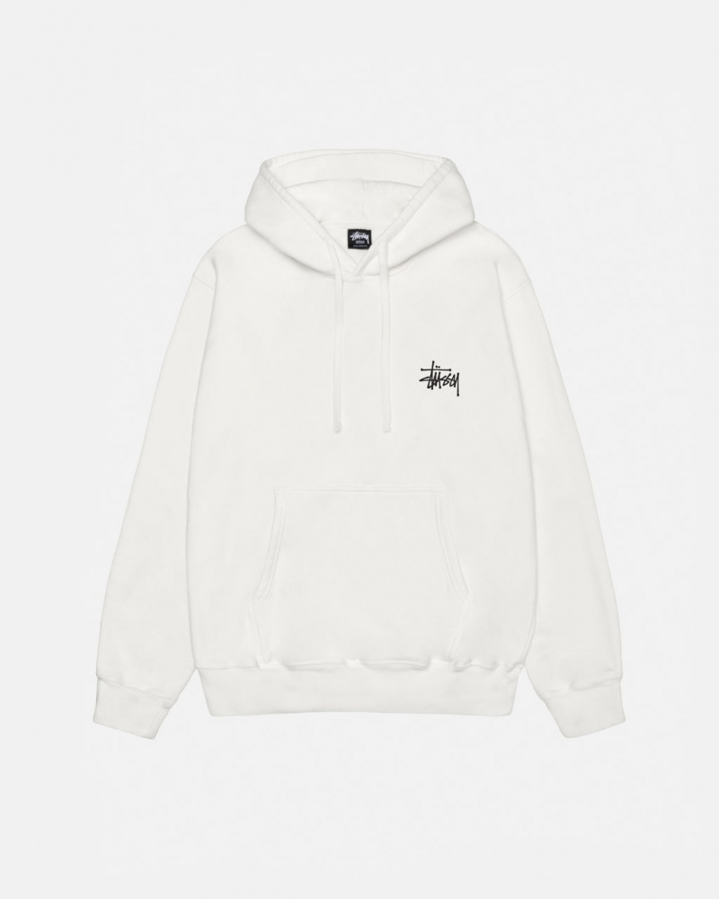 Stussy Basic Stussy Hoodie Pigment Dyed - Unisex Hoodies Beżowe | APLDF74600