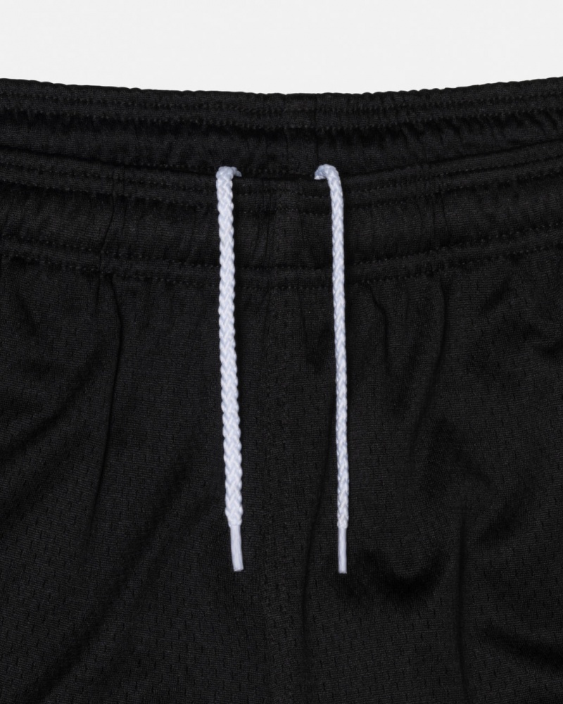 Stussy Big Basic Mesh Krótkie - Men&s Shorts Trunks Czarne | XPLGW12946