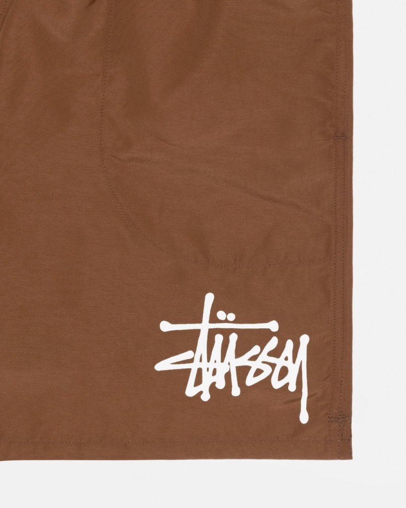 Stussy Big Basic Wody Krótkie - Men&s Shorts Trunks Kawa | YPLGT33835