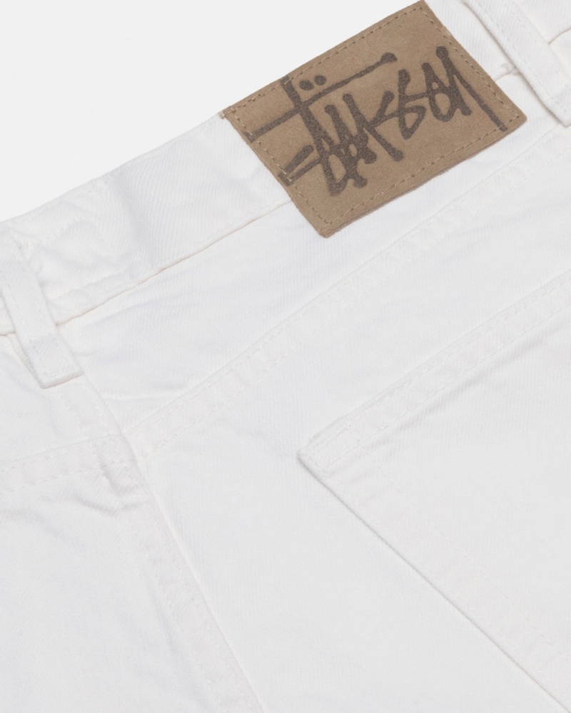 Stussy Big Ol& Jean Overdyed - Unisex Denim Beżowe | PLCVG31424