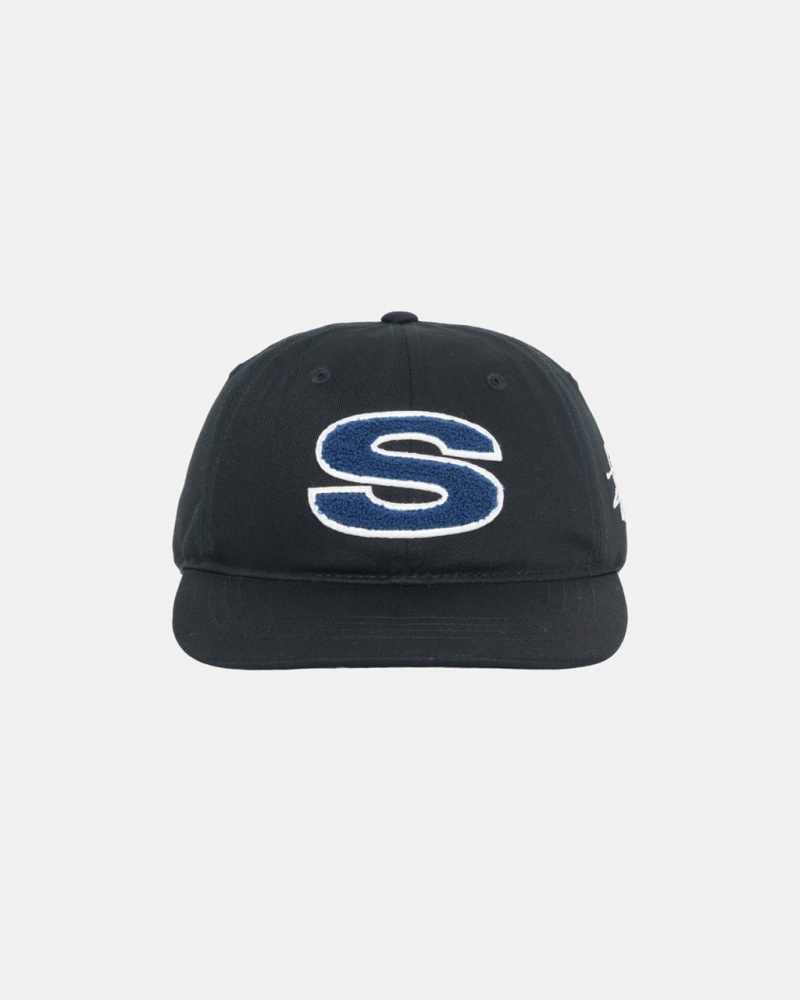 Stussy Chenille S Low Pro Cap - Unisex Czarne | QPLUV24944