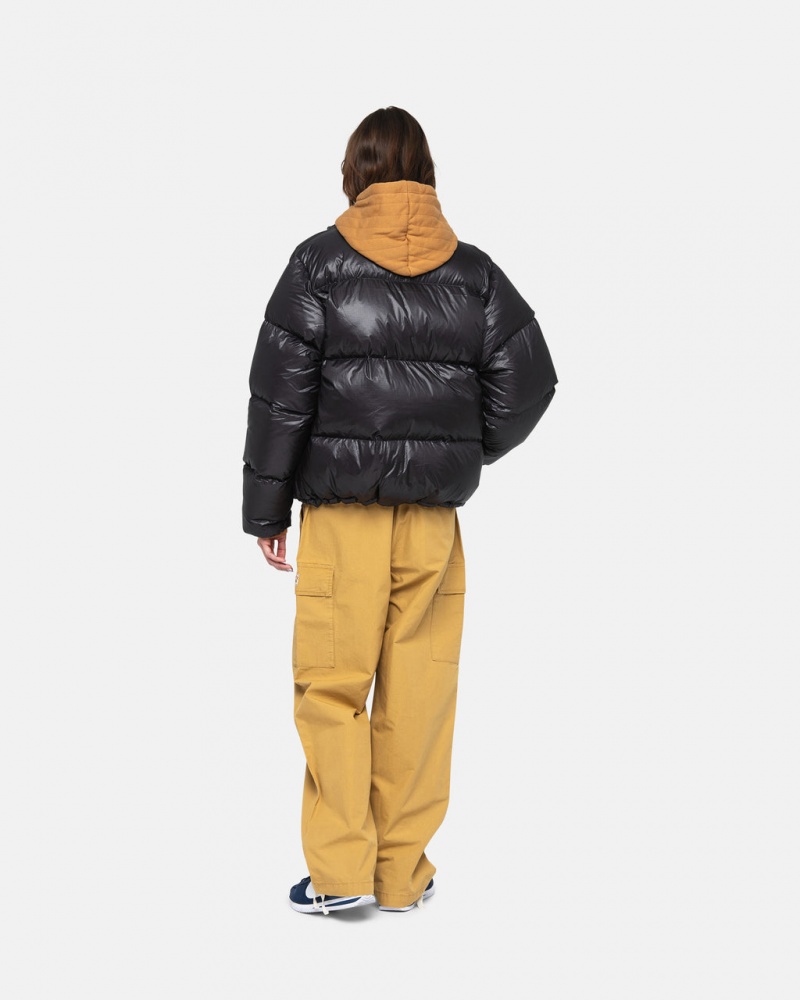 Stussy Down Puffer Parachute Ripstop - Unisex Jackets Szare | SPLNY54103