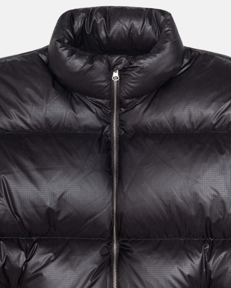 Stussy Down Puffer Parachute Ripstop - Unisex Jackets Szare | SPLNY54103