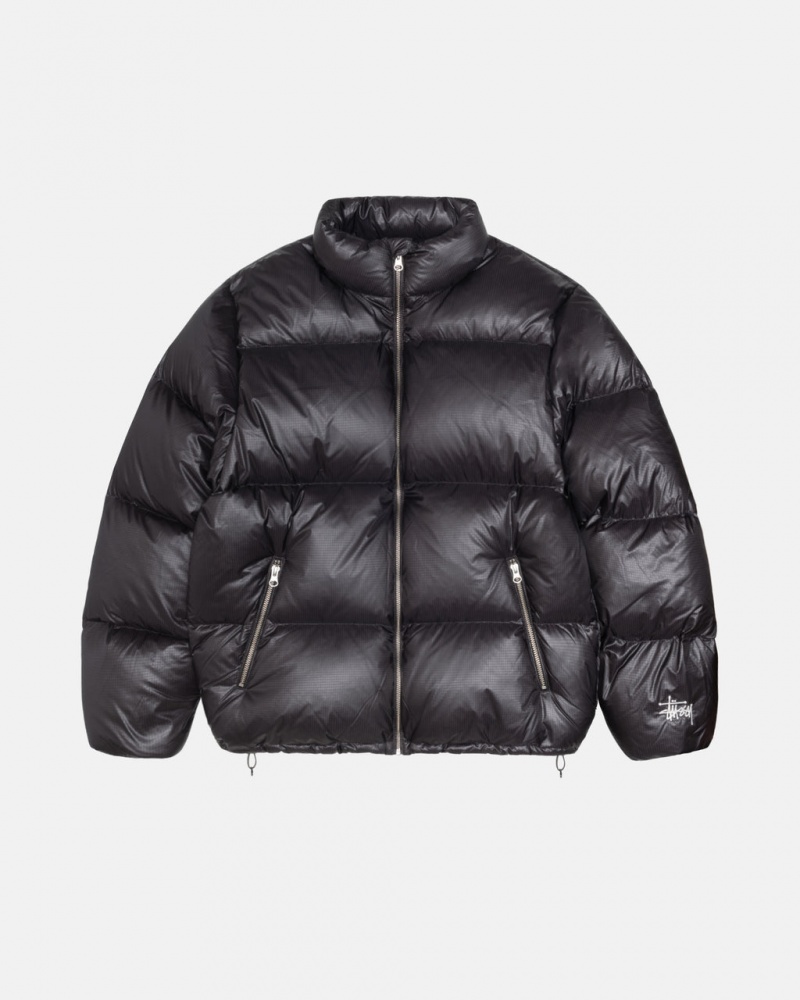 Stussy Down Puffer Parachute Ripstop - Unisex Jackets Szare | SPLNY54103