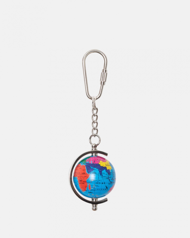 Stussy Globe Keychain - Key Chain Kolorowe | PPLER18745