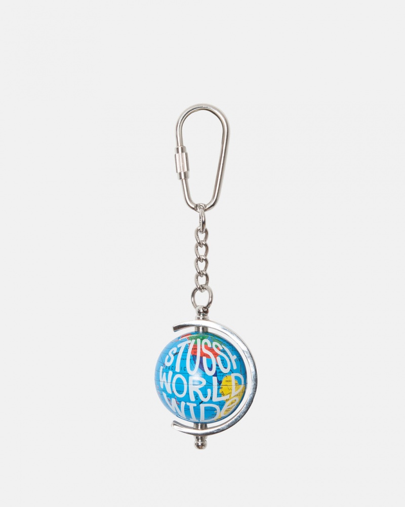 Stussy Globe Keychain - Key Chain Kolorowe | PPLER18745