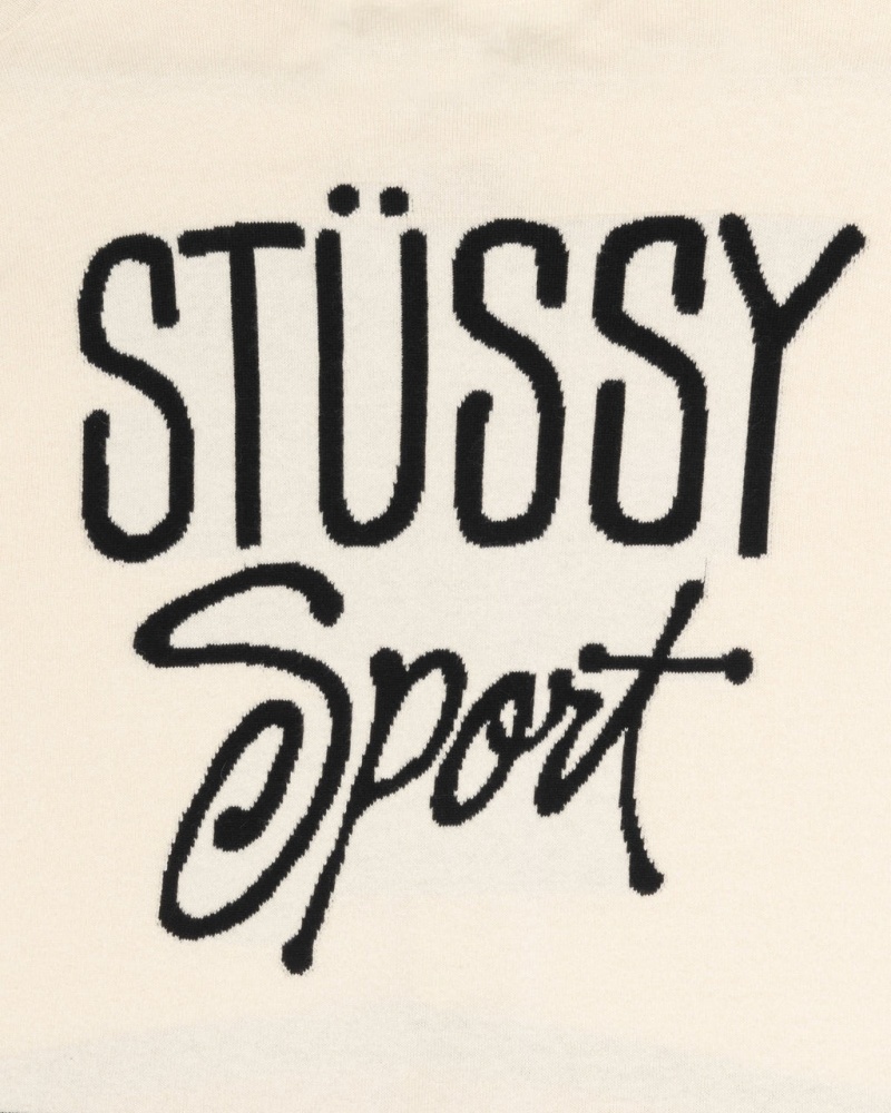 Stussy Hockey Swetry - Unisex Sweaters Beżowe | PLZPD36711