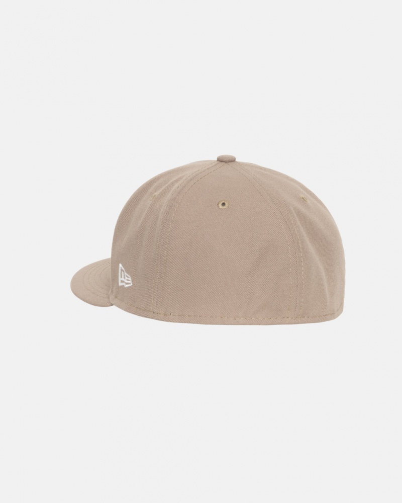 Stussy New Era 59Fifty Authentic - Unisex Khaki | PLNEJ71928