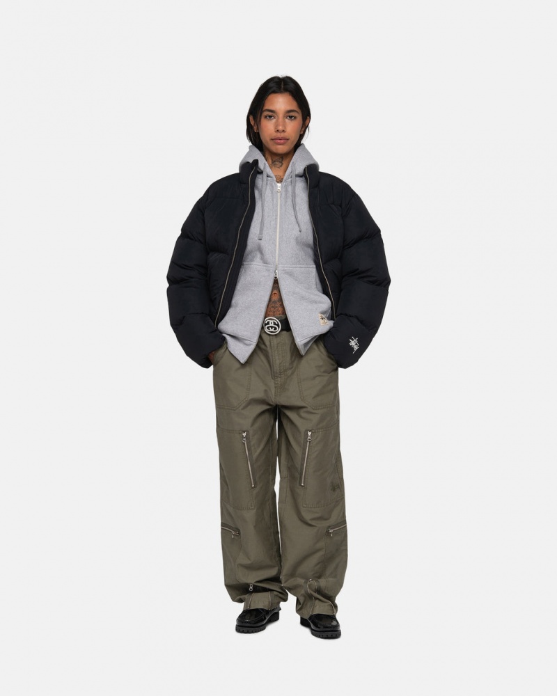 Stussy Nyco Flight Pant - Unisex Jeans Pants Oliwkowe | BPLSD89518