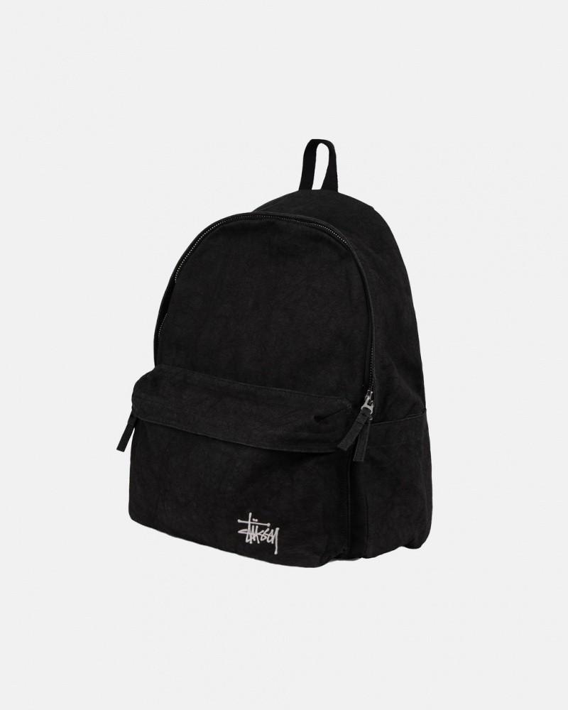 Stussy Płócienne Backpack - Unisex Bags Czarne | PPLER39382