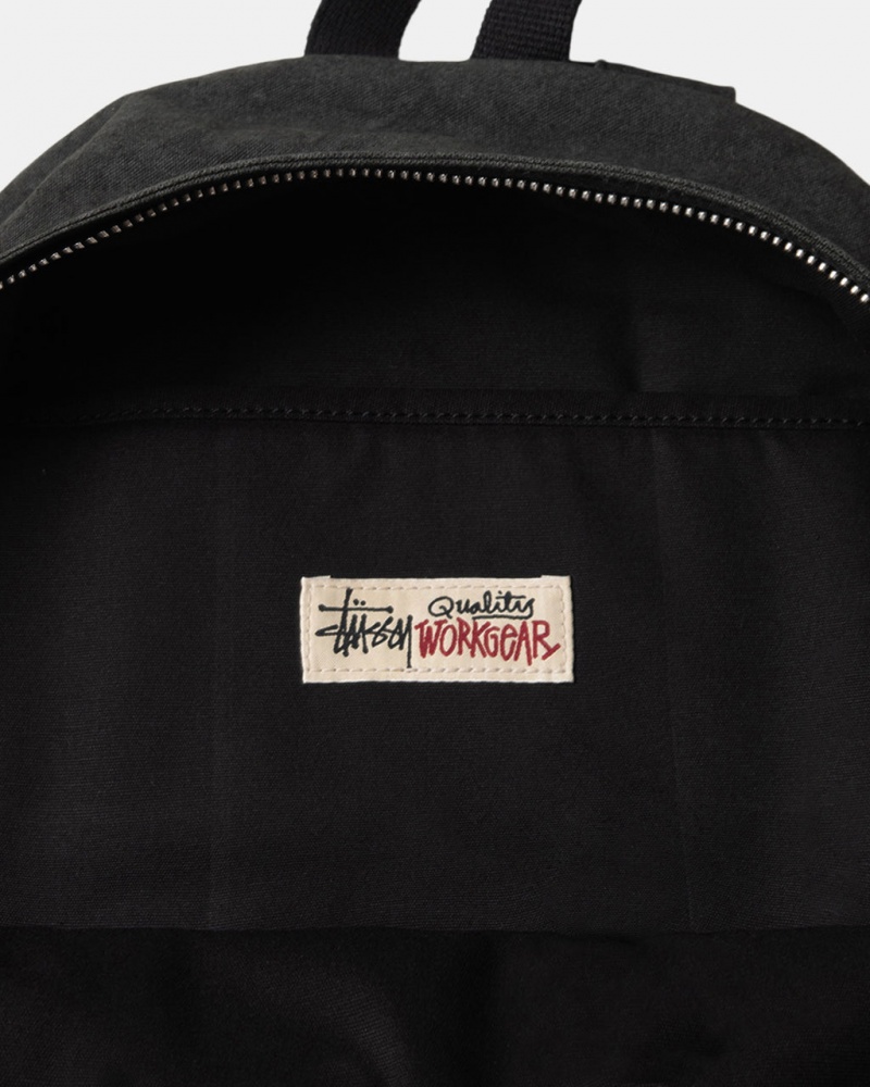 Stussy Płócienne Backpack - Unisex Bags Czarne | PPLER39382