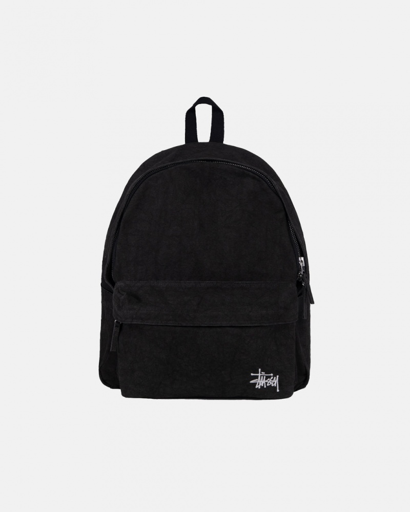 Stussy Płócienne Backpack - Unisex Bags Czarne | PPLER39382