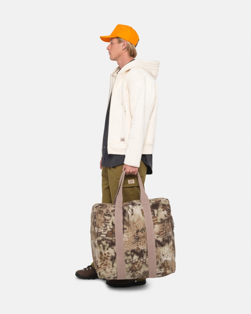 Stussy Płócienne Flight Bag - Unisex Bags Brązowe | TPLWZ23137