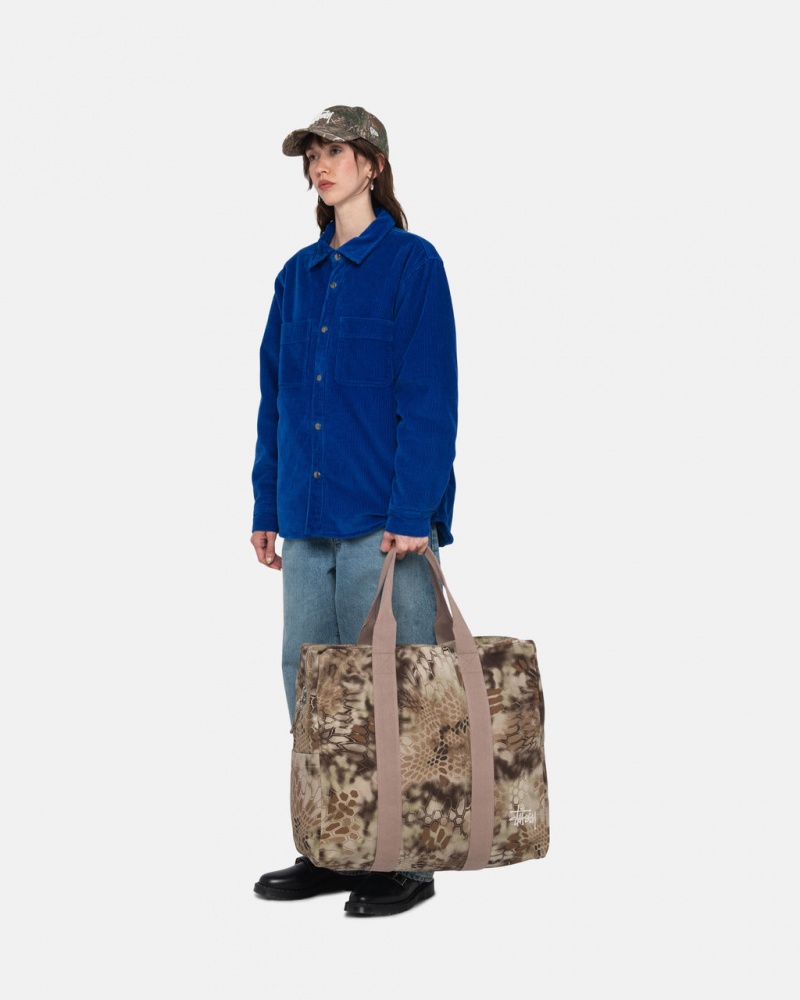 Stussy Płócienne Flight Bag - Unisex Bags Brązowe | TPLWZ23137