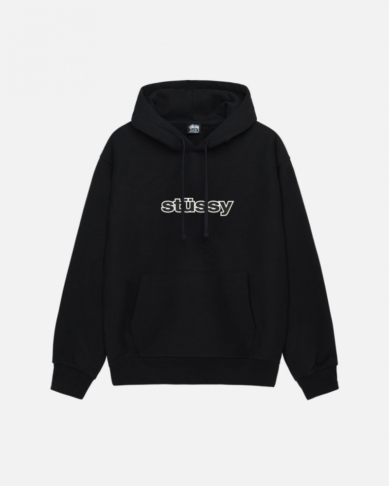 Stussy SS-Link Hoodie - Unisex Hoodies Czarne | GPLEC93426