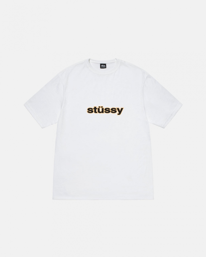 Stussy SS-Link Tee - Unisex Shortsleeve Białe | QPLWA62270