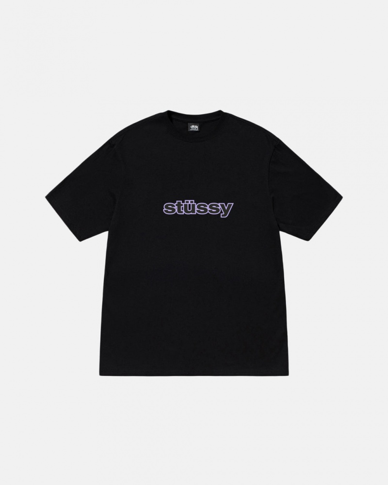 Stussy SS-Link Tee - Unisex Shortsleeve Czarne | ZPLMJ71506