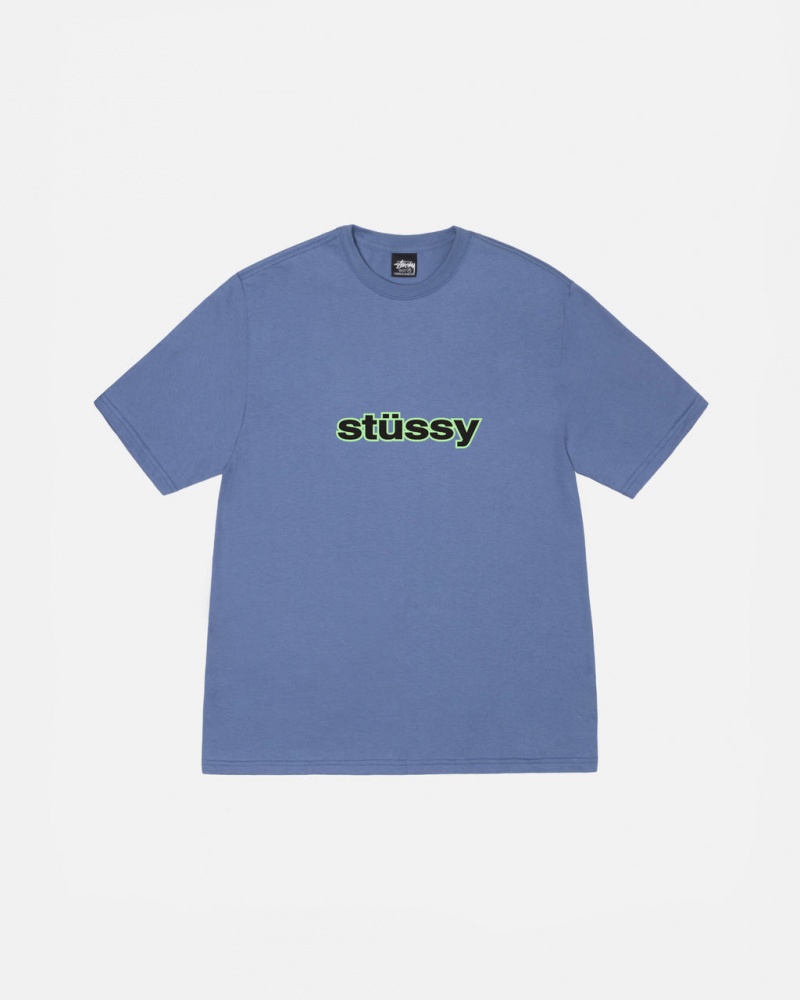 Stussy SS-Link Tee - Unisex Shortsleeve Niebieskie | EPLHC29861