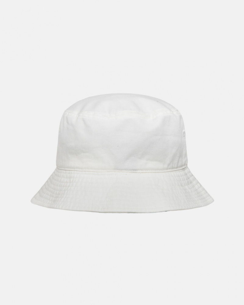 Stussy Stock Bucket Hat - Mens Beżowe | QPLWA27656