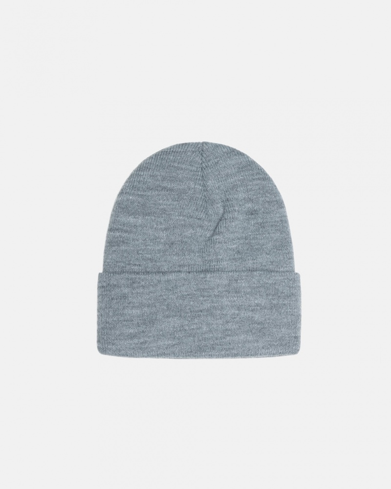 Stussy Stock Cuff Beanie - Unisex Szare | PLXBR56990