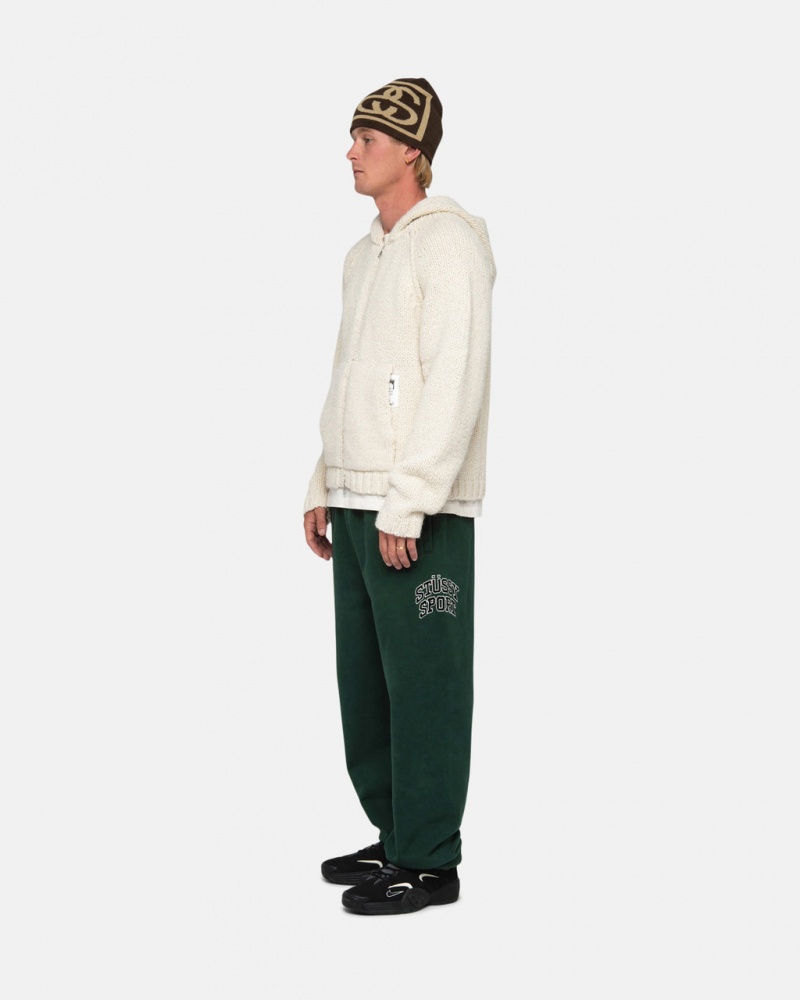 Stussy Stüssy Sportowe Sweatpant - Unisex Jeans Pants Jasny Zielone | MPLHR16303