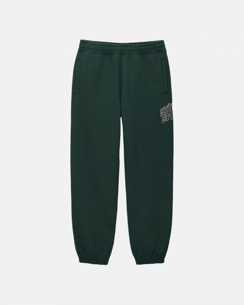 Stussy Stüssy Sportowe Sweatpant - Unisex Jeans Pants Jasny Zielone | PLZDE14210