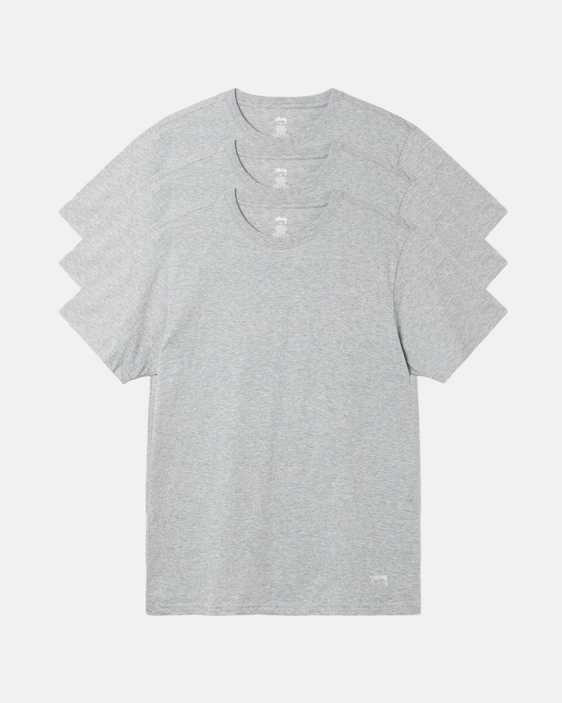 Stussy Stussy Undershirt - Unisex Sweaters Knits Szare | YPLVQ98090