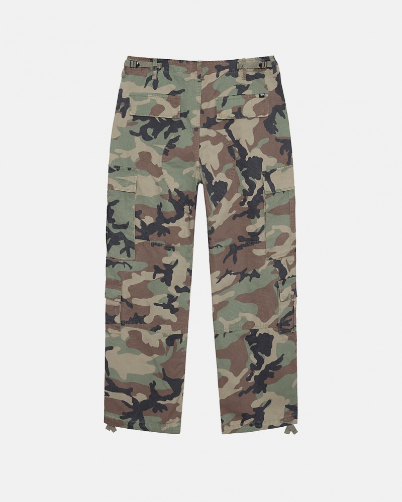 Stussy Surplus Cargo Ripstop - Unisex Jeans Pants Camo | PLZPD68350