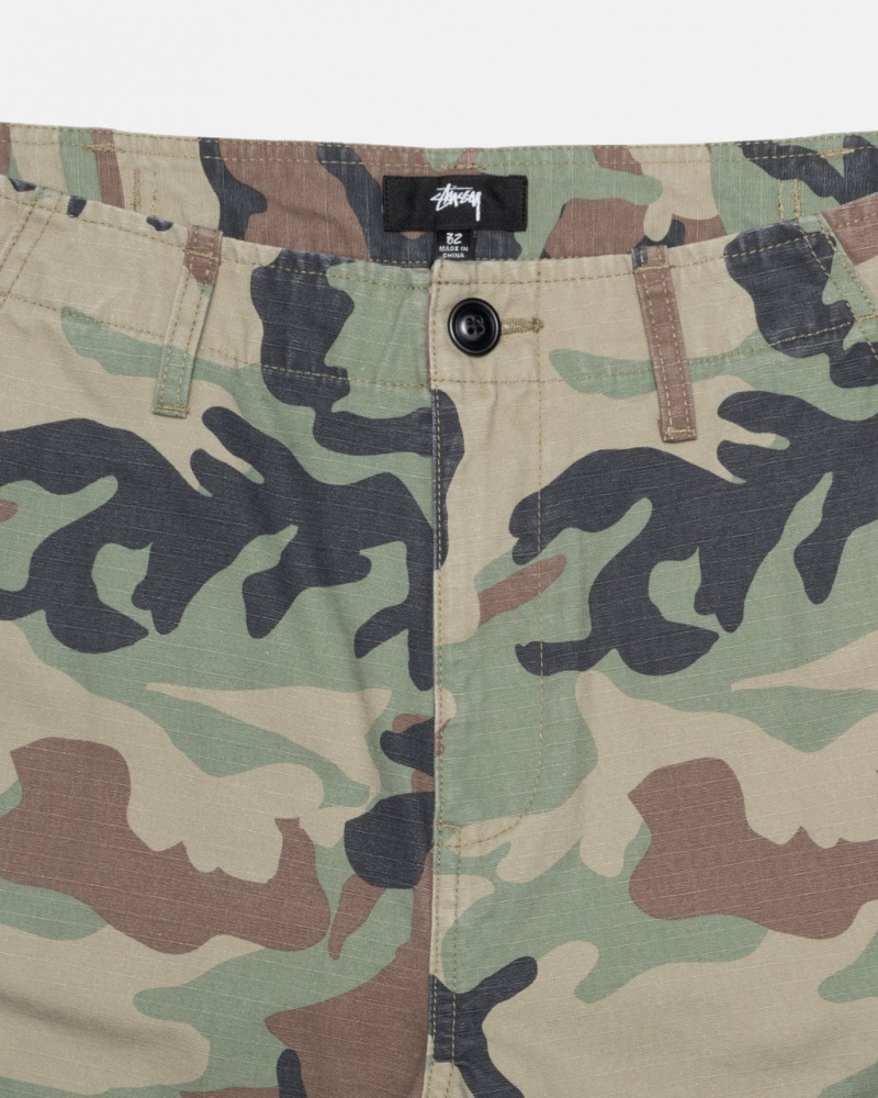 Stussy Surplus Cargo Ripstop - Unisex Jeans Pants Camo | PLZPD68350