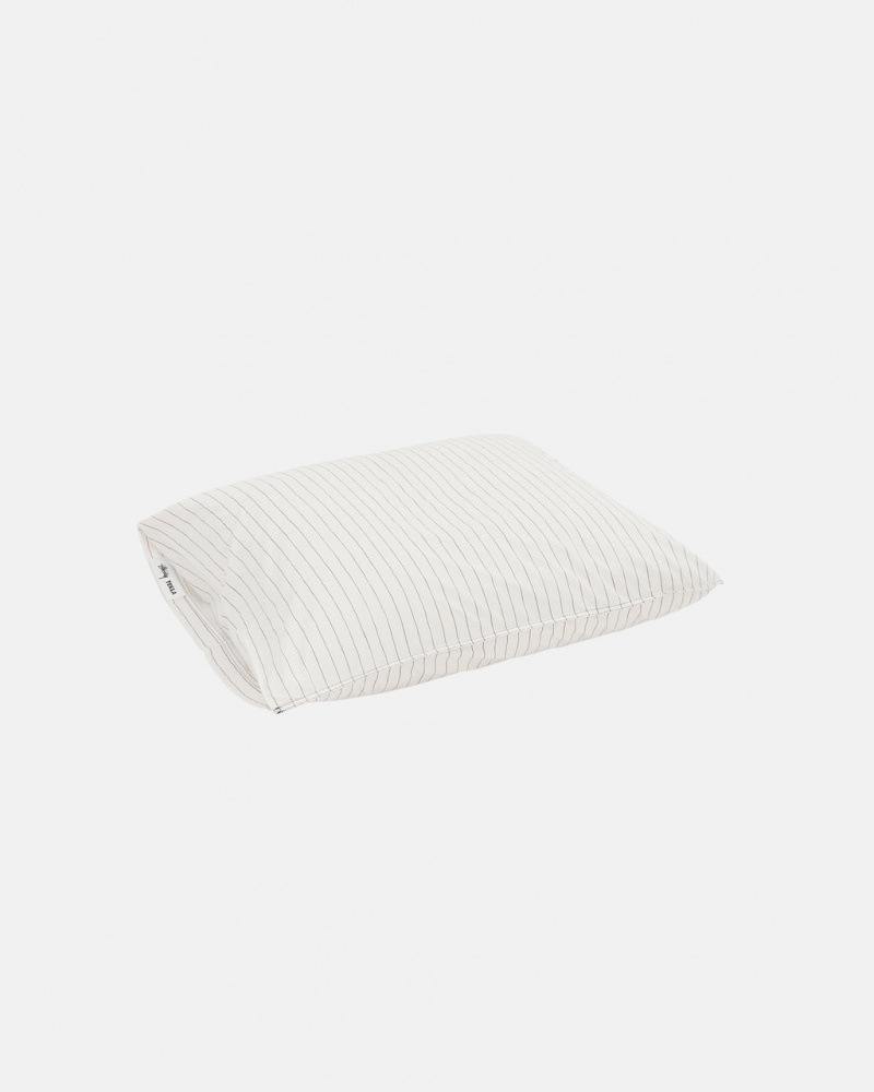 Stussy Tekla Percale Pillow Sham - Unisex Home Goods Białe | PLZPD52427