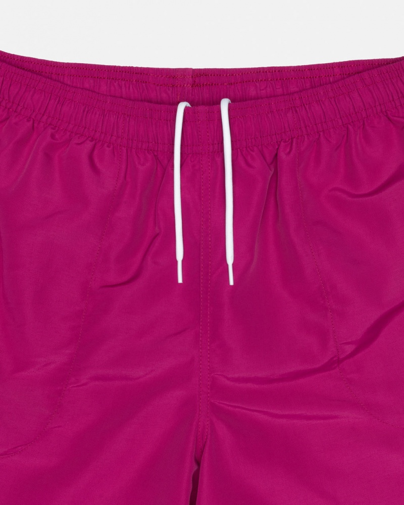 Stussy Wody Krótkie Big Basic - Unisex Shorts Trunks Różowe | PLCIF48502