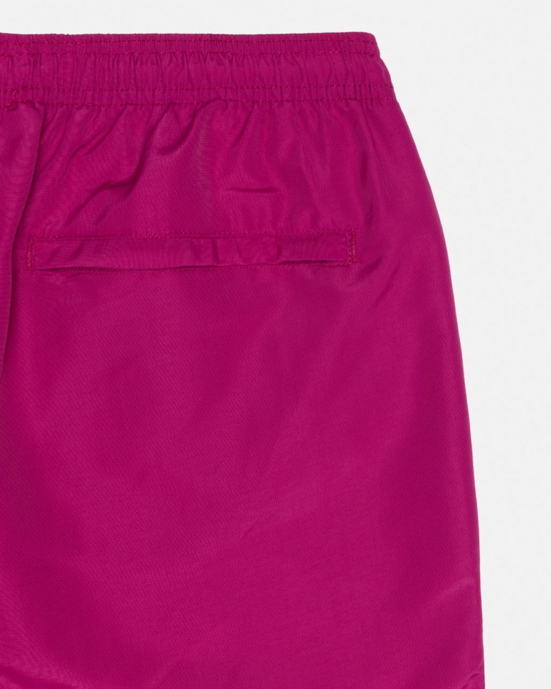 Stussy Wody Krótkie Big Basic - Unisex Shorts Trunks Różowe | PLCIF48502