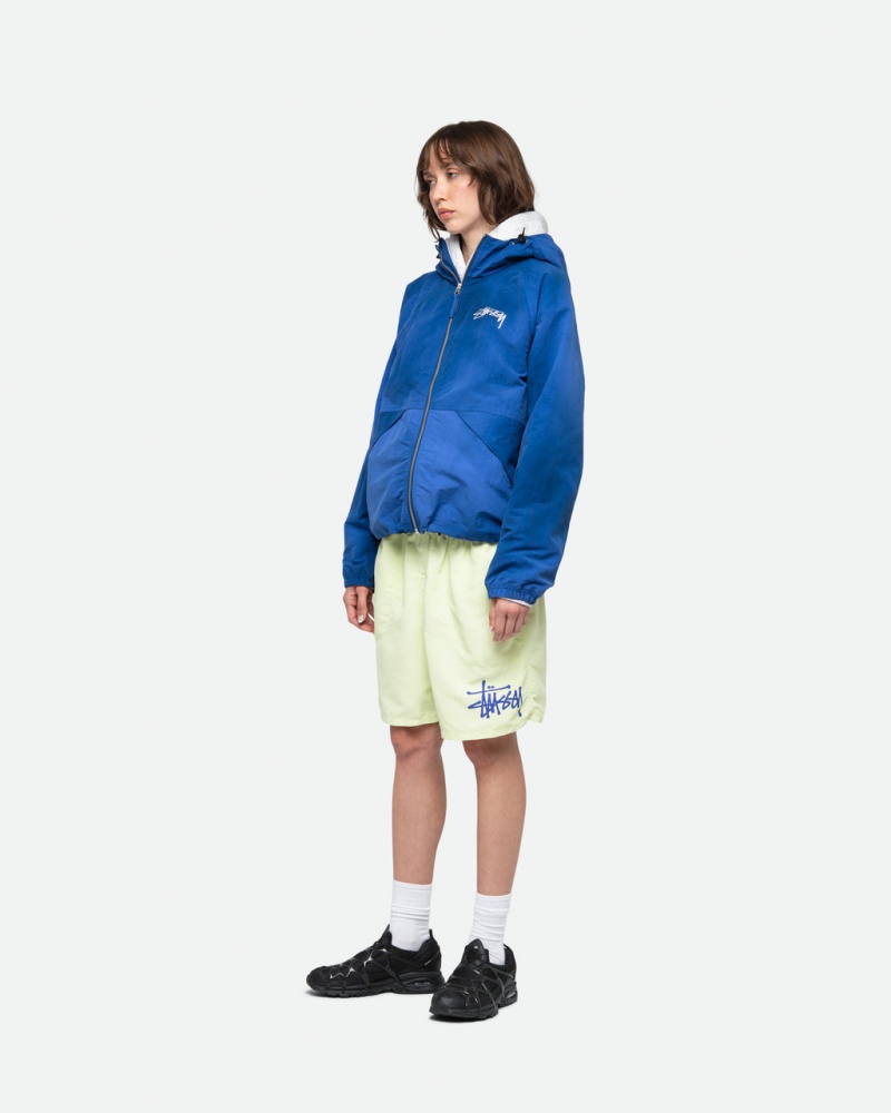 Stussy Wody Krótkie Big Basic - Unisex Shorts Trunks Głęboka Zielone | ZPLMJ92220