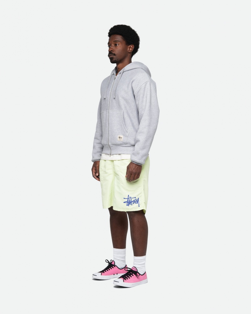 Stussy Wody Krótkie Big Basic - Unisex Shorts Trunks Głęboka Zielone | ZPLMJ92220