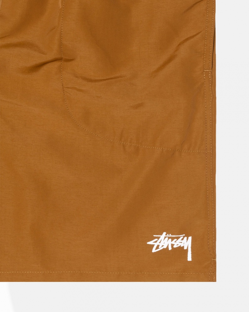 Stussy Wody Krótkie Stock - Unisex Shorts Trunks Białe | YPLVQ73685