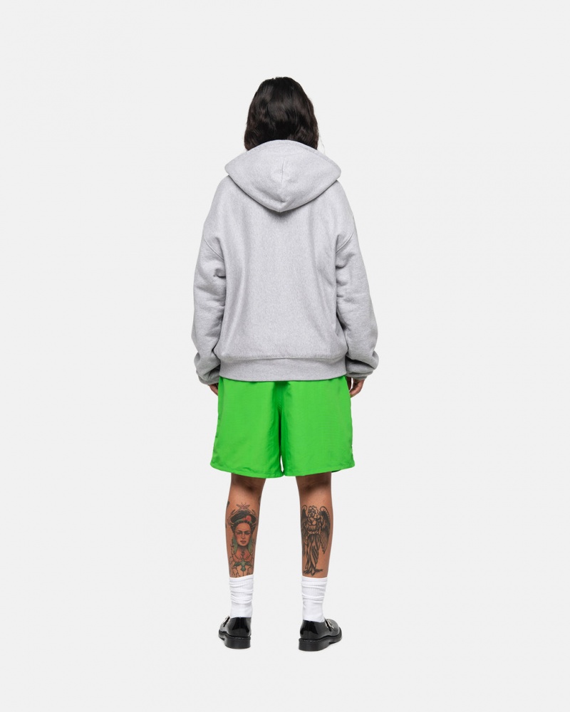 Stussy Wody Krótkie Stock - Unisex Shorts Trunks Zielone | PLDYB14060