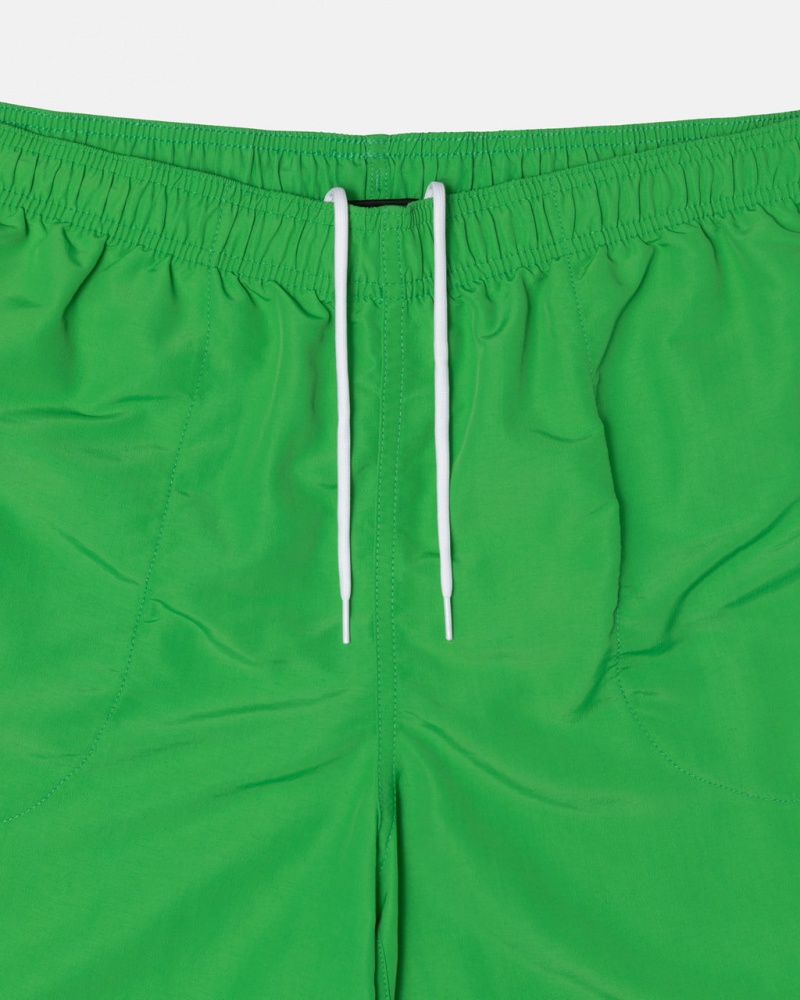 Stussy Wody Krótkie Stock - Unisex Shorts Trunks Zielone | PLDYB14060