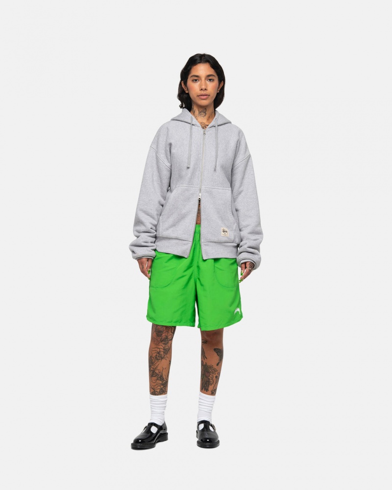 Stussy Wody Krótkie Stock - Unisex Shorts Trunks Zielone | PLDYB14060